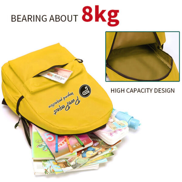 PurePerfect Beyond Perfection Lightweight Unisex School Bag - Yellow
